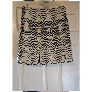 FUNKY Etcetera Animal Patterned Mini Skirt Size 0 Rare Find